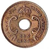 10 центов 1910 [Восточная Африка]
