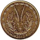 5 франков 2012 [Западная Африка (BCEAO)]