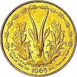 5 франков 1965 [Западная Африка (BCEAO)]