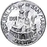 5 лир 1991 [Сан-Марино]