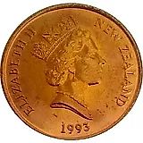 2 доллара 1993, Священная альциона [Новая Зеландия]