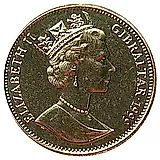 1 крона 1999, Мир в войне - Лондонский блиц [Гибралтар]