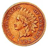 1 цент 1886, Indian Head Cent [США]
