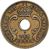 10 центов 1906 [Восточная Африка]