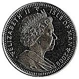 1 крона 2009, XXX летние Олимпийские Игры, Лондон 2012 - Плавание [Остров Мэн]