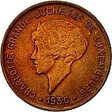 5 сантимов 1930 [Люксембург]