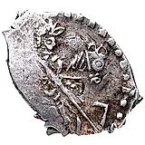 копейка Бориса Федоровича Годунова 1598-1605, всадник вправо [Москва]