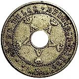 5 сантимов 1920 [Демократическая Республика Конго / Бельгийское Конго]