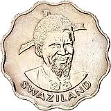 20 центов 1974-1979 [Свазиленд]