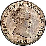 4 мараведи 1835-1836 [Испания]