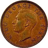 1/2 пенни 1952 [Новая Зеландия]