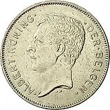 20 франков 1932, Надпись на голландском - 'ALBERT KONING DER BELGEN' [Бельгия]