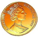 1 крона 1999, Жизнь Королевы-матери - Семейный портрет 1936 [Гибралтар]