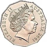 50 центов 2001, Тасмания [Австралия]