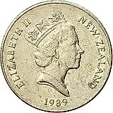 20 центов 1989 [Новая Зеландия]