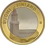 5 евро 2013, Исторические регионы Финляндии. Строения - Исконная Финляндия [Финляндия]