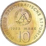 10 марок 1988, бегуны [Германия / ГДР]