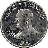 5 долларов 2000, Гарри Трумен [Либерия]