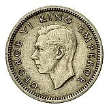 3 пенса 1947 [Новая Зеландия]