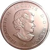 50 центов 2009, 100 лет Монреаль Канадиенс (1912-1913) [Канада]