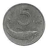 5 лир 1986 [Италия]