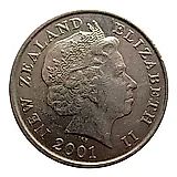 10 центов 2001 [Новая Зеландия]