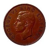 1 пенни 1940 [Новая Зеландия]