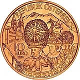 10 евро 2014, Земли Австрии - Тироль, Медь [Австрия]