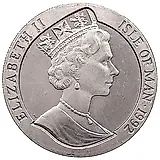 1 крона 1992, Открытие Америки - Джон С. Кейсмент [Остров Мэн]