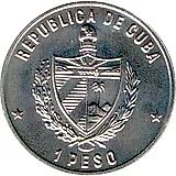 1 песо 1988, 35 лет штурму гарнизона Монкада [Куба]