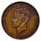 5 центов 1944 [Британский Гондурас]