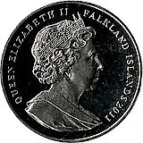 1 крона 2011, Королевская свадьба [Фолклендские острова]