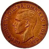 ½ пенни 1949-1952 [Великобритания]