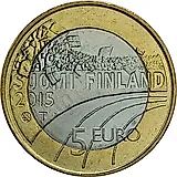 5 евро 2015, Спорт - Волейбол [Финляндия]