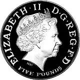 5 фунтов 2008, 60 лет со дня рождения Принца Чарльза [Великобритания]