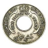 1/10 пенни 1936, без букв [Британская Западная Африка]