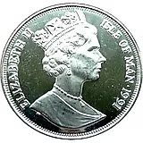 1 крона 1991, Кубок Америки, Сан-Диего 1992 [Остров Мэн]