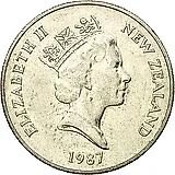 10 центов 1987 [Новая Зеландия]