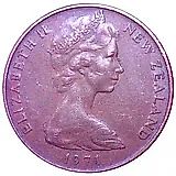 2 цента 1971 [Новая Зеландия]