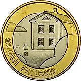 5 евро 2013, Исторические регионы Финляндии. Строения - Остроботния [Финляндия]