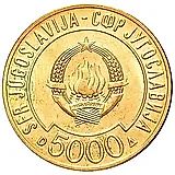 5000 динаров 1989, Саммит Движения неприсоединения [Югославия]