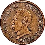 25 сантимов 1828, Медь [Гаити]