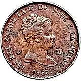 4 мараведи 1837-1855 [Испания]