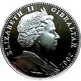 1 крона 2002, Жизнь Королевы-матери [Гибралтар]