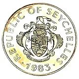 25 рупий 1983, ФАО - Всемирная конференция по рыбному хозяйству [Сейшельские Острова]