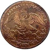 ¼ реала 1829, Серебро /белый цвет/ [Мексика]