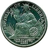 5 долларов 1997, Китайский гороскоп - Год крысы [Либерия]