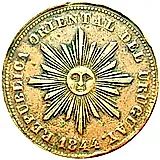 40 сентимо 1844, Мужское солнце [Уругвай]