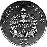 5 тала 1994, 100 лет со дня смерти Роберта Льюиса Стивенсона [Самоа]