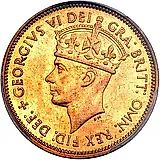 1 шиллинг 1951, KN, знак монетного двора: "KN" - Кингз Нортон Металл, Бирмингем [Британская Западная Африка]